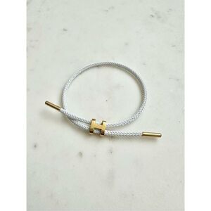 White H logo rope bracelet